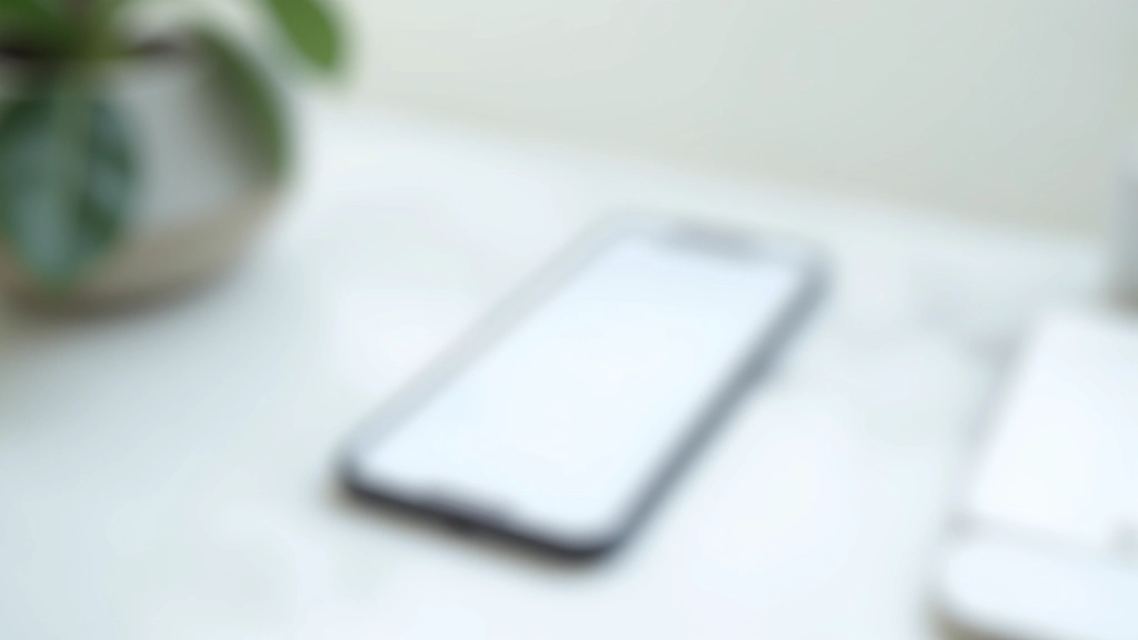 Smartphone s aplikacijom na bijeloj pozadini